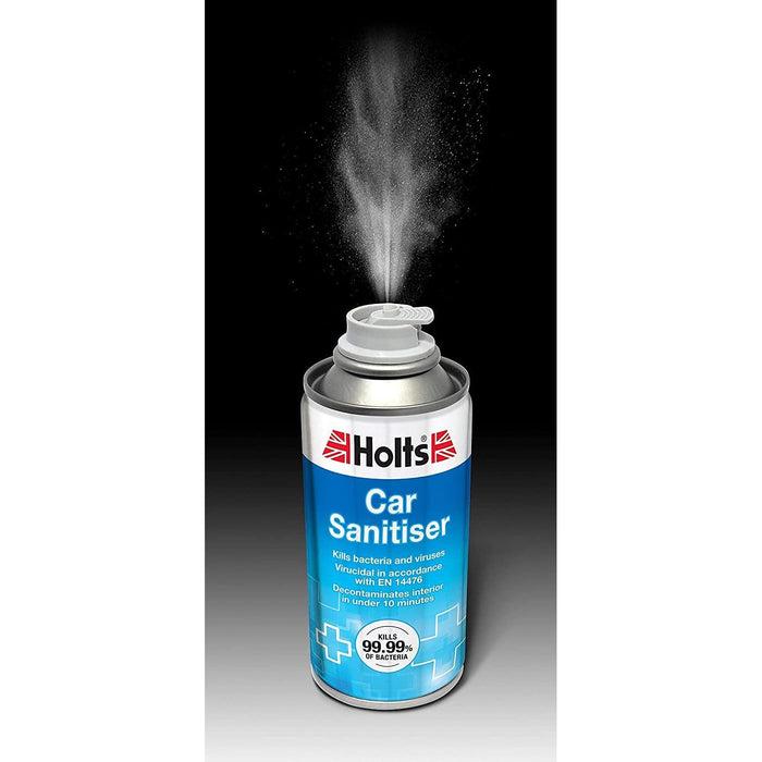 2x Holts Car Sanitiser Cleaner Air Con Bomb Fresh Purifier Kills Viruses 150ml Holts - Town Tools 