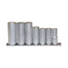 Teng Tools 3/8" Deep Socket Clip Rail Set 6 pt 7 Pieces Teng Tools - Town Tools 