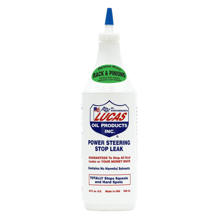 2 X Lucas Oil Power Steering Stop Leak Fix Rack/Box Fluid Seal 946Ml Lucas Oil Oil - Town Tools 