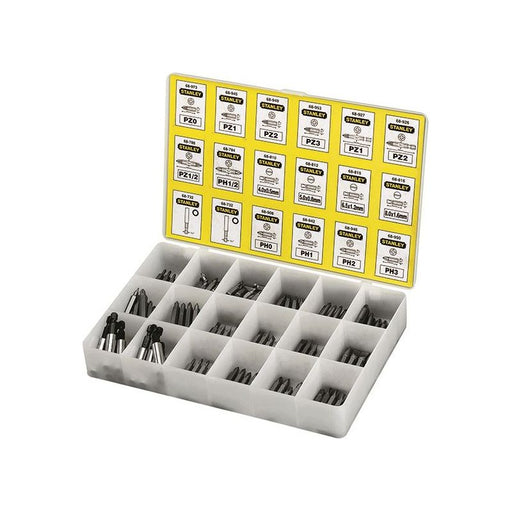 Stanley® Hand Tools Insert Bits & Magnetic Bit Holders Assorted Tray, 200 Piece STANLEY® Hand Tools - Town Tools