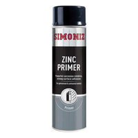 Simoniz Zinc Metal Primer Auto Car Spray Paint 500ml Aerosol SIMP10D