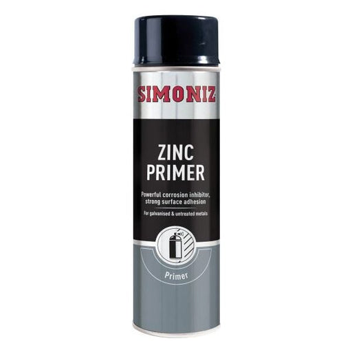 Simoniz Zinc Metal Primer Auto Car Spray Paint 500ml Aerosol SIMP10D Simoniz - Town Tools 