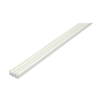 Faithfull EPDM Draught Excluder White 24M 9 x 3.5mm
