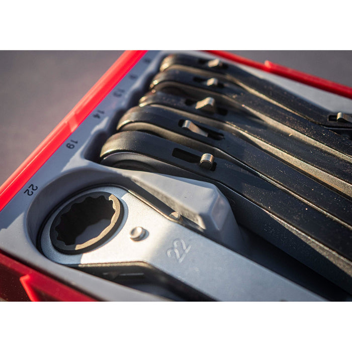 Teng Tools Ratcheting Ring Spanner Set TT1 6 Pieces Teng Tools - Town Tools 