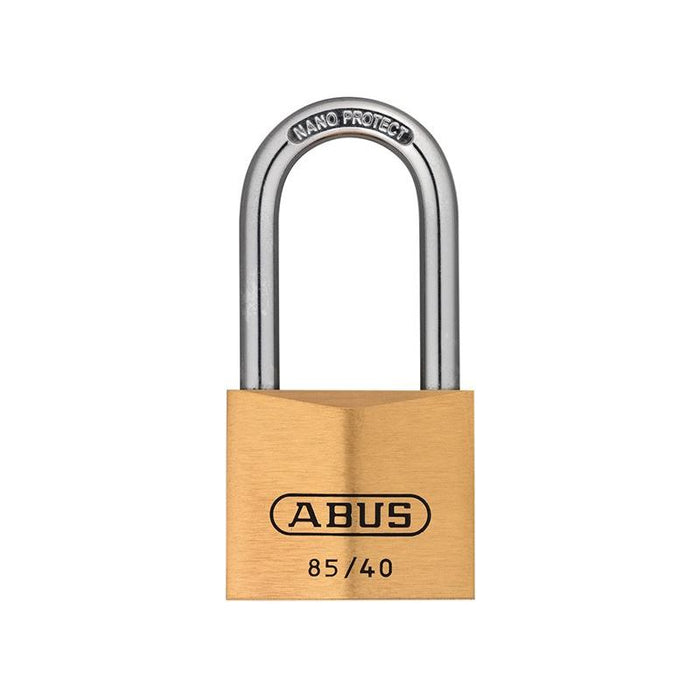Abus Mechanical 85/40mm Brass Padlock 40mm Long Shackle ABUS Mechanical - Town Tools