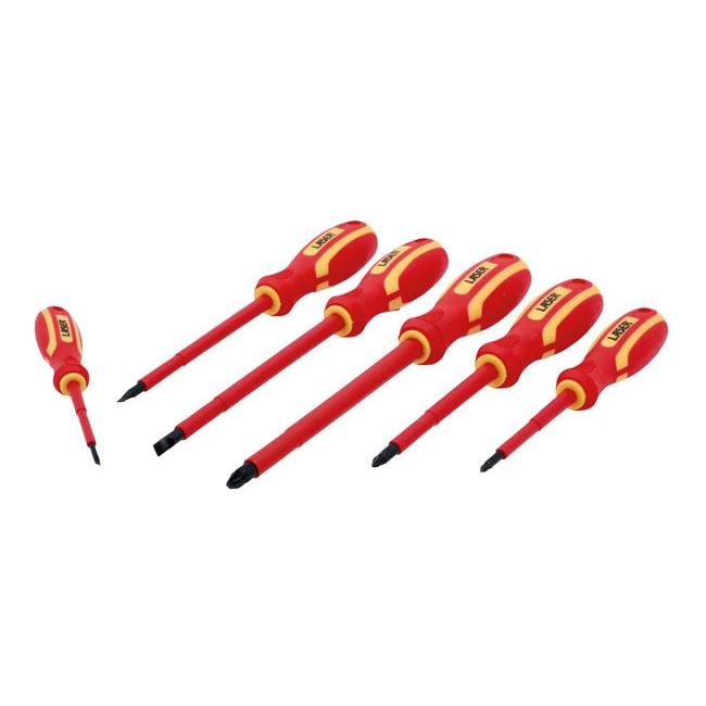 Laser VDE Insulated Screwdriver Set 6pc 8455 Laser - Town Tools 