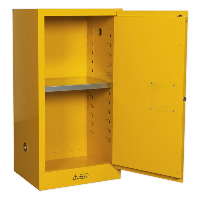 Sealey Flammables Storage Cabinet 585 x 460 x 1120mm FSC08 Sealey - Town Tools 