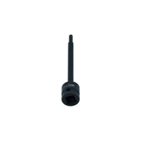Laser Extra Long Impact Hex Bit 1/2"D 5mm 8581