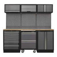 Sealey Superline Pro 2.04m Storage System Pressed Wood Worktop APMSSTACK12W
