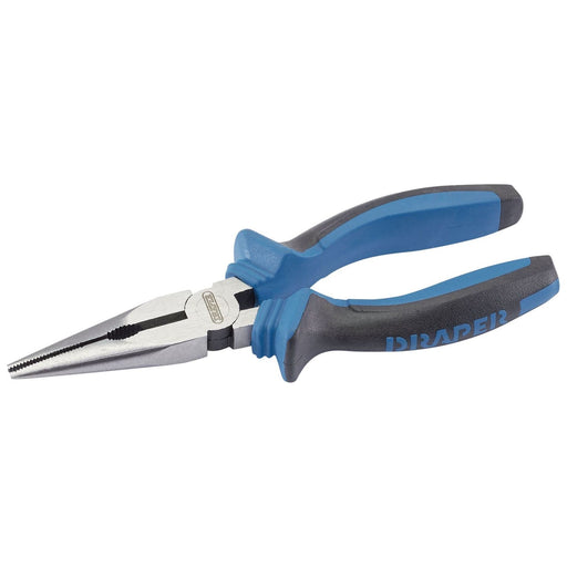 Draper Soft Grip Long Nose Pliers, 160mm 44141 Draper - Town Tools 