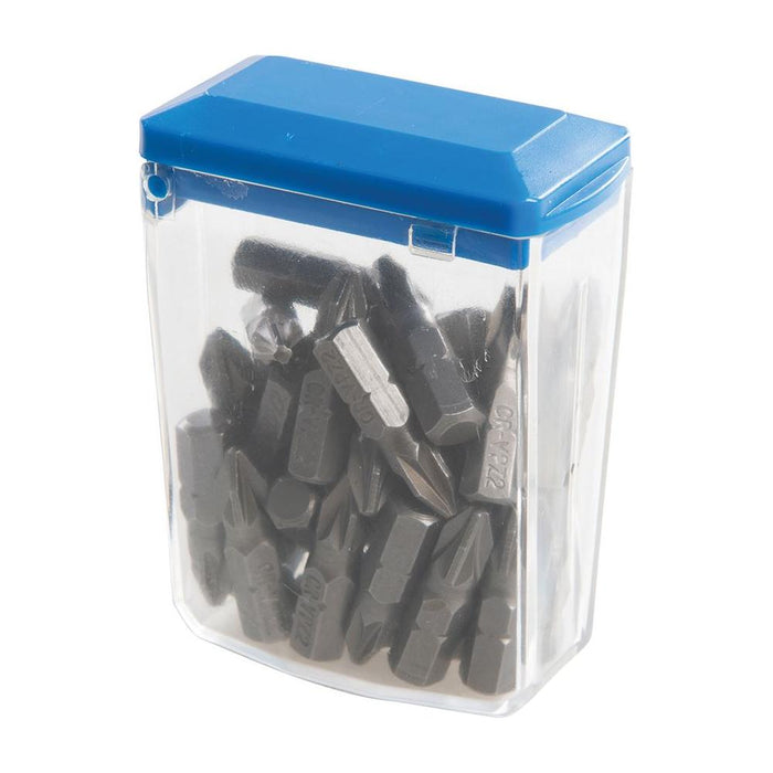 Silverline Pozidriv Cr-V 6150 Screwdriver Bits 30pk PZ2 Silverline - Town Tools 