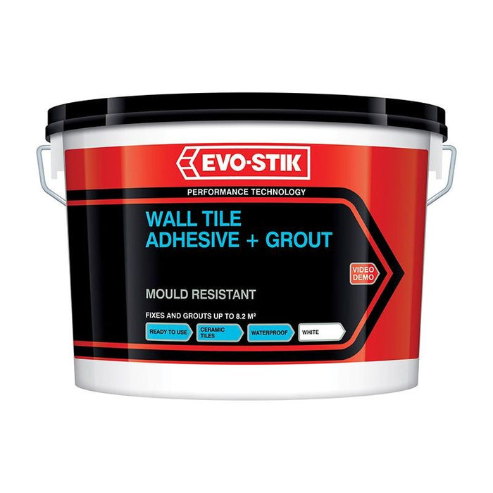 Evo-Stik Mould Resistant Wall Tile Adhesive & Grout 2.5 litre EVO-STIK - Town Tools