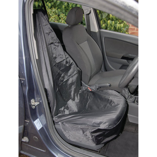 Draper Side Airbag Compatible Polyester Front Seat Cover 22596 Draper - Town Tools 