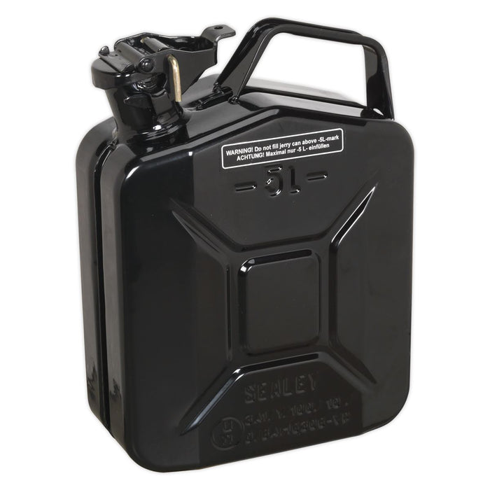 Sealey Jerry Can 5L - Black JC5MB Sealey - Town Tools 
