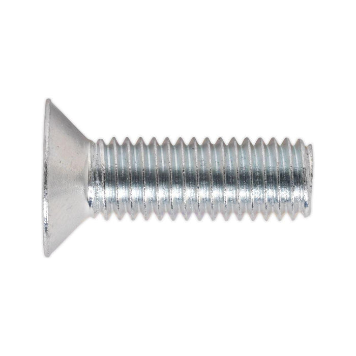 Sealey Machine Screw M8 x 25mm Countersunk Pozi Zinc Pack of 50 MSC825 Sealey - Town Tools 