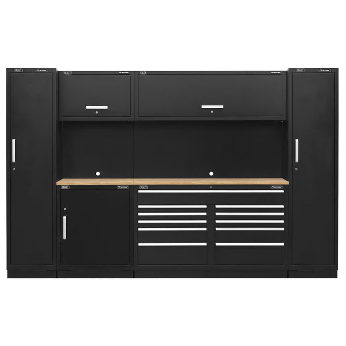 Sealey Premier Premier Storage System with Pressed Wood Worktop 3.55m Sealey Premier - Town Tools 