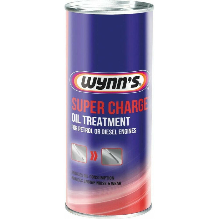 4x Wynns Super Charge Oil Treatment Additive 425ml For Petrol & Diesel Engine
