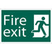 Draper Fire Exit' Safety Sign, 300 x 200mm 72449 Draper - Town Tools 