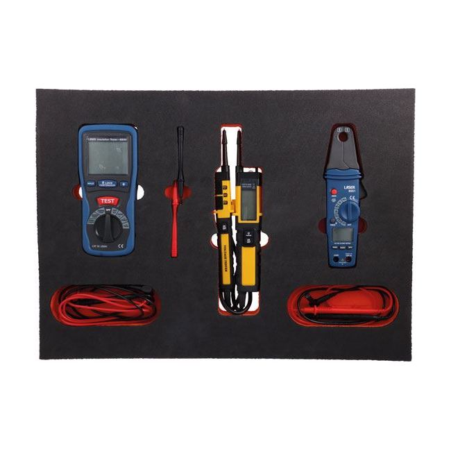 Laser Insulated Test Instruments in Foam Inlay 8489 Laser - Town Tools 