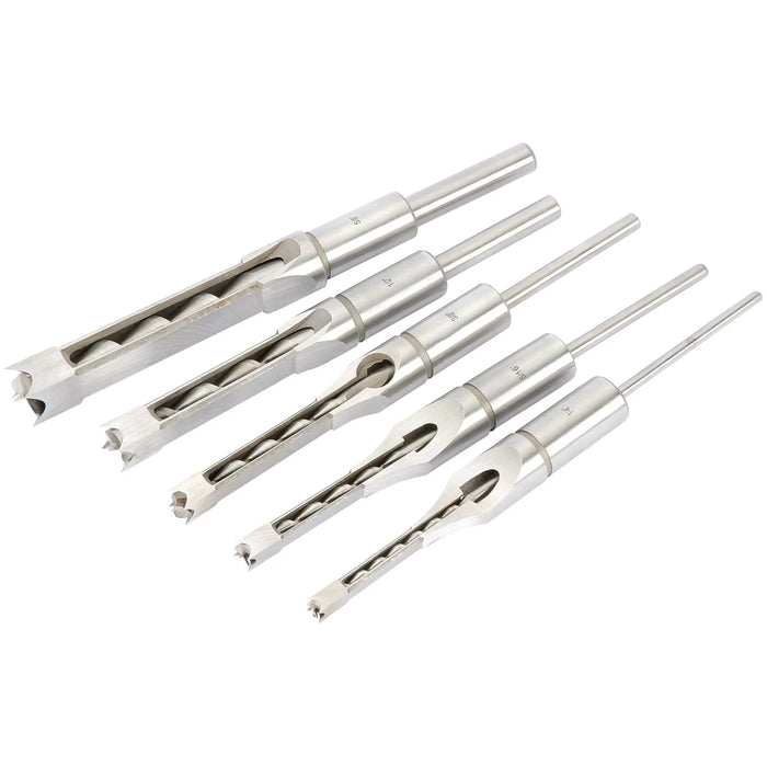 Draper Hollow Square Mortice Chisel and Bit Set (5 Piece) - AWM/5