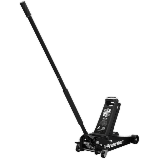 Sealey Trolley Jack 4 Tonne Rocket Lift Black 4040AB Sealey - Town Tools 