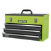 Sealey Tool Chest 3 Drawer Portable with Ball-Bearing Slides Hi-Vis Green/Grey Sealey - Town Tools 