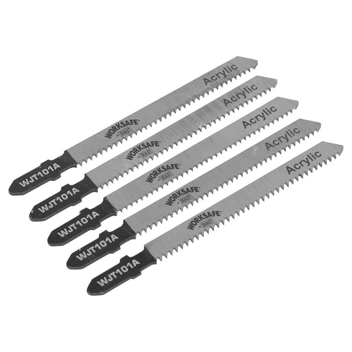 Sealey Jigsaw Blade Metal 75mm 12tpi Pack of 5 WJT101A Sealey - Town Tools 