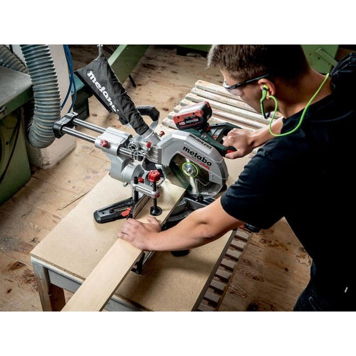 Metabo KGS 18 LTX BL 254 Brushless Mitre Saw 18V 1 x 4.0Ah Li-ion Metabo - Town Tools