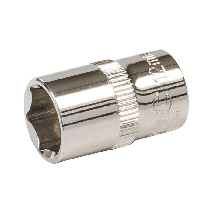 Silverline Socket 3/8" Drive 6pt Metric 12mm Silverline - Town Tools 