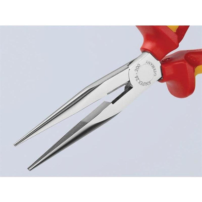 Knipex VDE Long Snipe Nose Side Cutting Pliers 200mm Town Tools - Town Tools