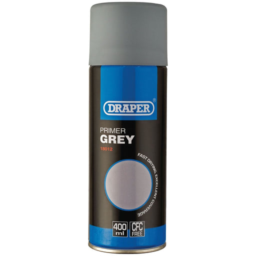 Draper Primer, 400ml, Grey 18012 Draper - Town Tools 