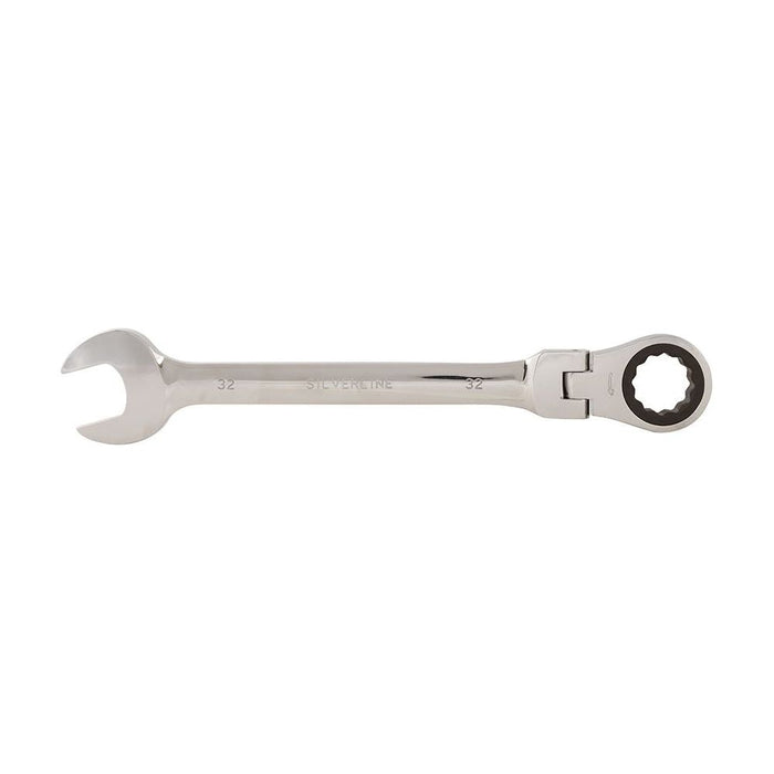 Silverline Flexible Head Ratchet Spanner 32mm Silverline - Town Tools 