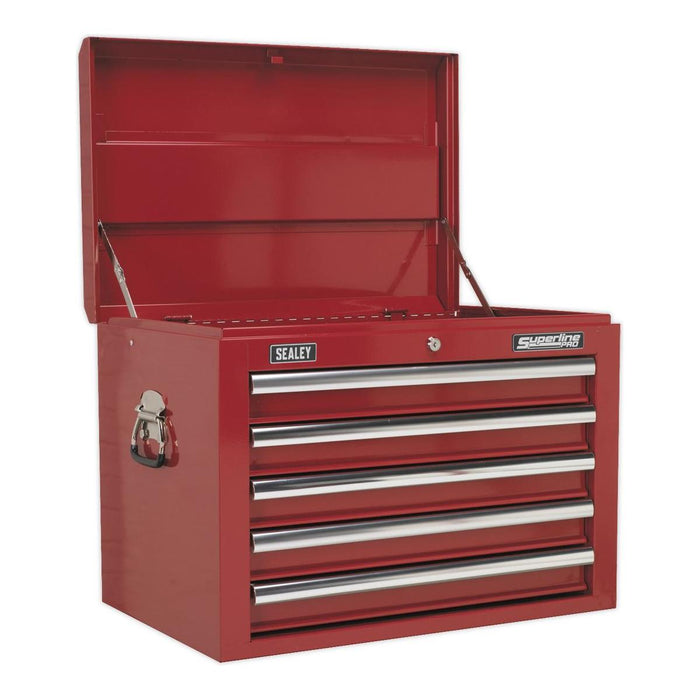 Superline PRO Tool Chest Combination 14 Drawer with 446pc Tool Kit - Red Superline Pro - Town Tools 