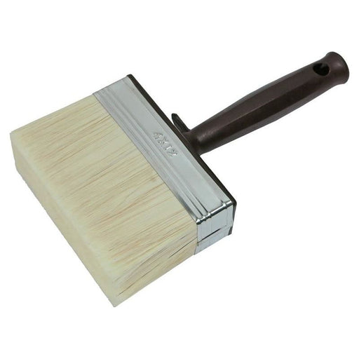 Faithfull Woodcare Shed & Fence Brush 120mm (4.3/4in) Faithfull - Town Tools