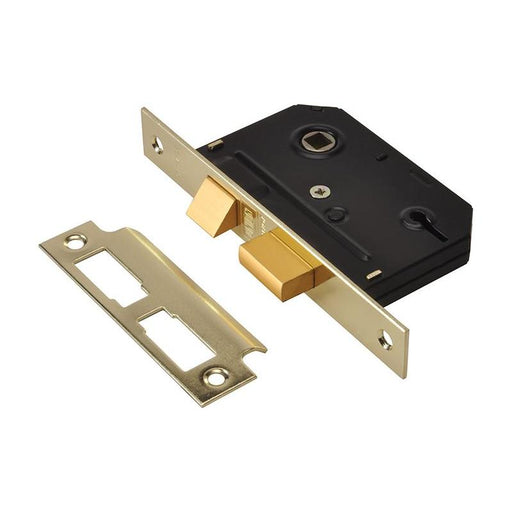 Union ES-SL Essentials 3 Lever Mortice Sashlock Polished Brass 79mm 3in Visi UNION - Town Tools