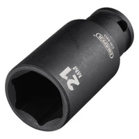 Draper Draper HI-TORQ Metric Deep Impact Socket, 3/8" Sq. Dr., 21mm