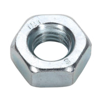 Sealey Steel Nut DIN 934 M10 Zinc Pack of 100 SN10
