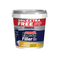 Ronseal Smooth Finish Multipurpose Wall Filler Ready Mixed 1.2kg +50%