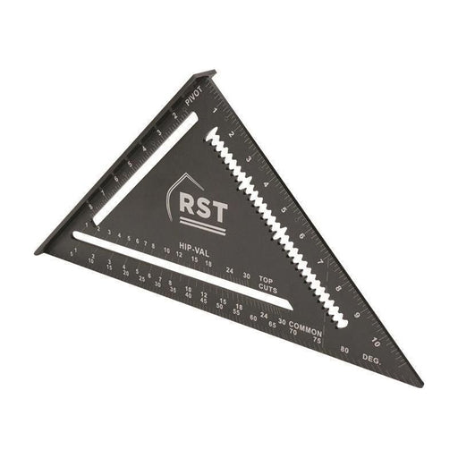 R.S.T. Aluminium Black Rafter Square 12in R.S.T. - Town Tools