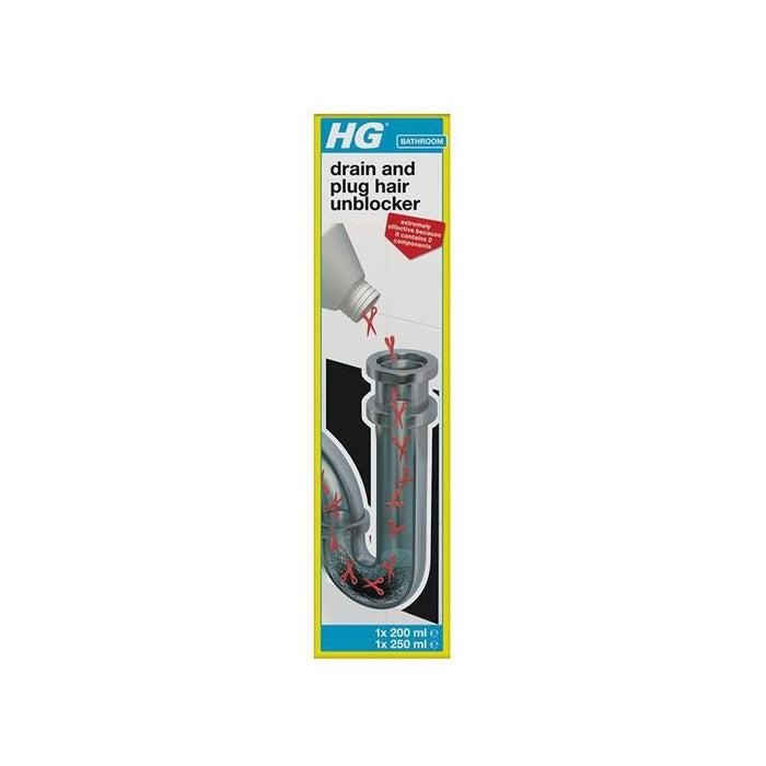 Hg Drain and Plug Hair Unblocker 450ml HG - Town Tools