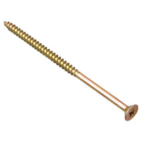 Forgefix Multi-Purpose Pozi Compatible Screw CSK ST ZYP 5.0 x 100mm Box 100