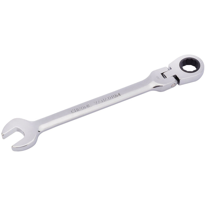 Draper HI-TORQ Metric Flexible Head Ratcheting Combination Spanner, 13mm Draper - Town Tools 