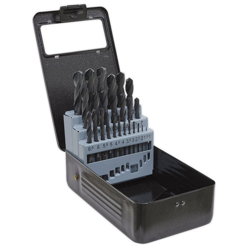 Sealey HSS Roll Forged Drill Bit Set 25pc1-13mm DBS25RF Sealey - Town Tools 