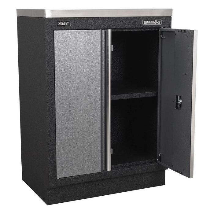 Sealey Modular 2 Door Floor Cabinet 680mm APMS52 Sealey - Town Tools 