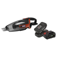 Sealey Cordless Handheld Vacuum Cleaner 650ml 20V SV20 Series Kit 2 Batteries