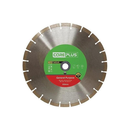 Coreplus Top Twelve General Purpose Diamond Blade 350mm CorePlus - Town Tools