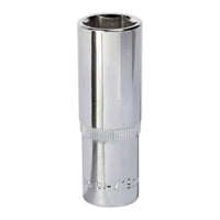 Sealey WallDrive Socket 19mm Deep 1/2"Sq Drive Fully Polished SP1219D