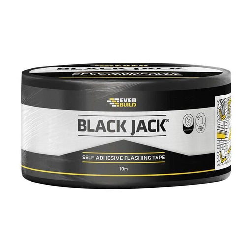 Everbuild Sika Black Jack® Flashing Tape, Trade 75mm x 10m Everbuild Sika - Town Tools