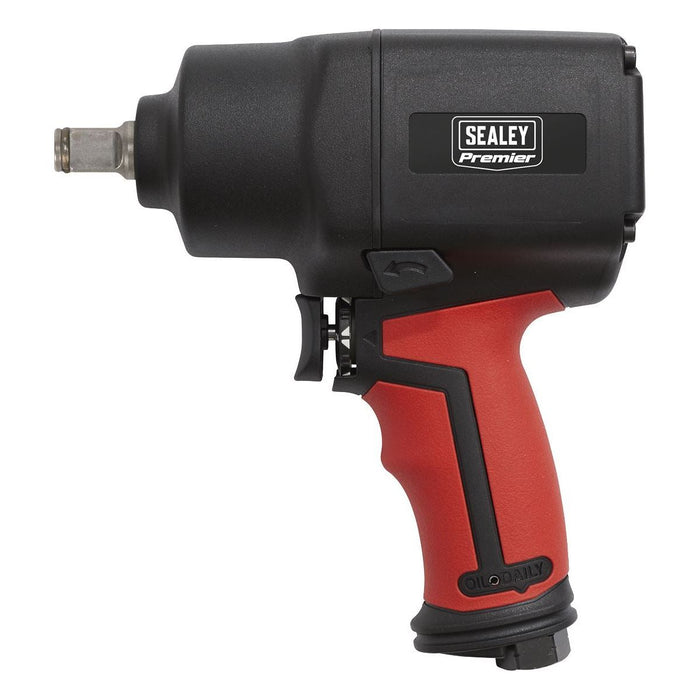 Sealey Air Impact Wrench 1/2"Sq Drive Twin Hammer SA6002 Sealey - Town Tools 