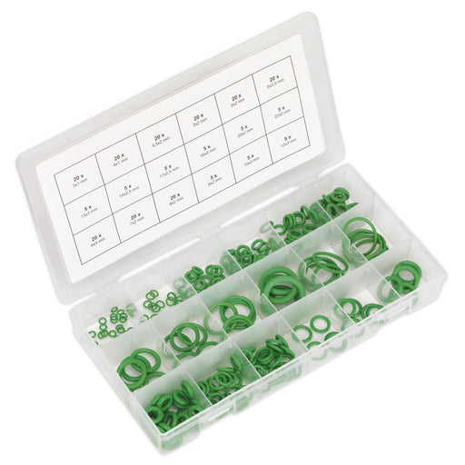 Sealey Rubber O-Ring Air Conditioning Assortment 225pc ACOR225 Sealey - Town Tools 